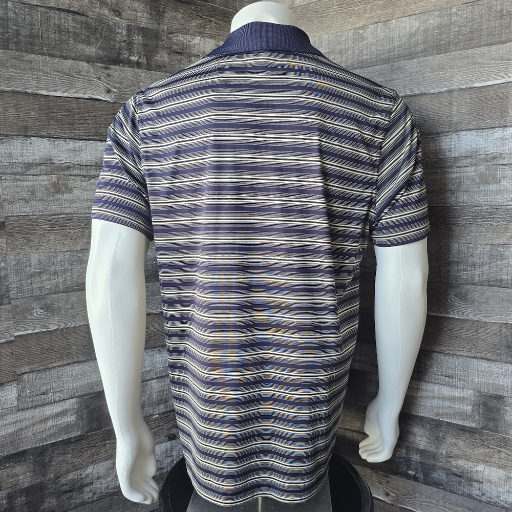 PGA Tour Fitted Short Sleeved Polo Golf Shirt Mens Large - Picture 8 of 15